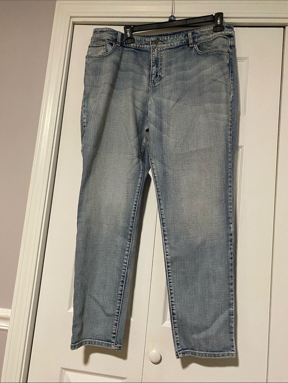 Chico's Light Blue Straight Leg Jeans